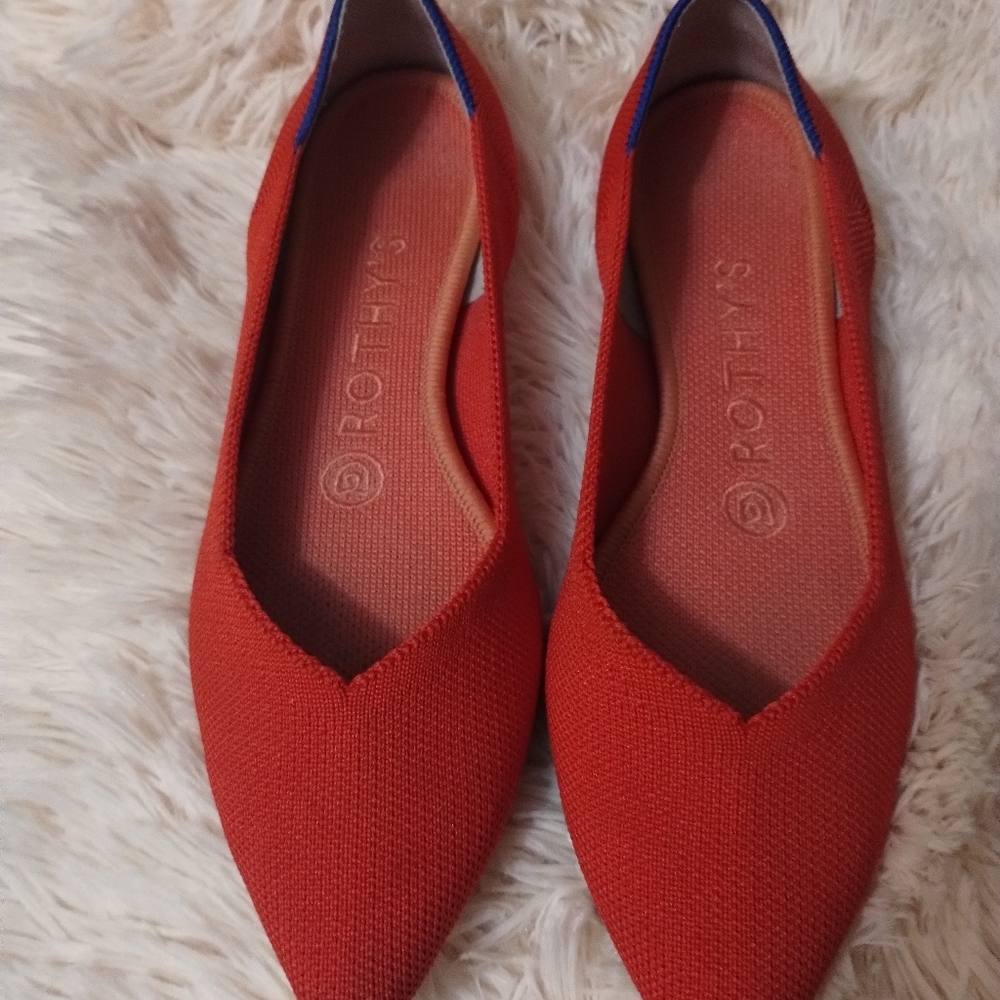 Rothy's red flats  6.5